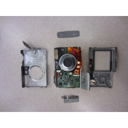 Canon PowerShot SD500 Digital ELPH Замена передней и задней части корпуса